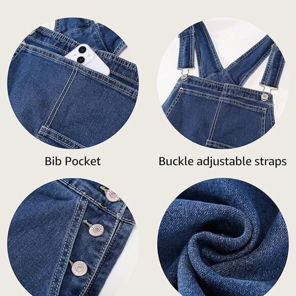 π Luvamia Denim Overalls β Size XL (US 16β18) π - Picture 5 of 6